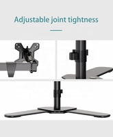 KALOC DW220-T vente chaude modèle Printemps Gaz Rotatif Écran D'ordinateur Écran Double Bras Réglable Moniteur Support pour 17-27 pouces
