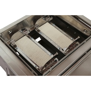 Коммерческий газовый гриль-барбекю из нержавеющей стали с 8 конфорками, бездымный, для жарки устриц, для отелей, ресторанов, улицы - Product Image 4