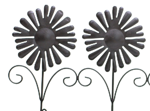 Offre Spéciale planteurs de tournesol métal avec trois pots pour le jardin - Product Image 2