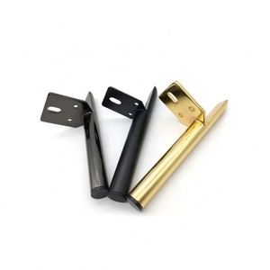 High Quality Modern Matte Black Gold Chrome Metal Bed Table Cabinet Sofa Legs Brass Furniture Feet