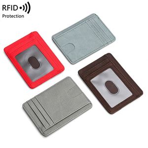 Muestra Gratuita de Tarjetero de Cuero PU para Tarjetas de Crédito y de Identificación, con Logotipo Grabado en Negro, Multicolor, Personalizable - Product Image 1