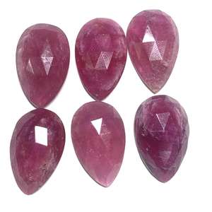 Rubis en verre, rubis facetté, pierre précieuse en vrac, taille calibrée, prix d'usine en gros, rubis en verre, pierre précieuse naturelle - Product Image 6