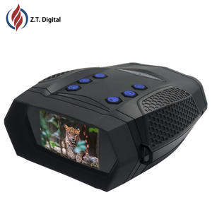 กล้องวิดีโอ 4K มองเห็นในที่แสงน้อย กล้องส่องกลางคืนแบบสองตา ภาพสีเต็มรูปแบบ ความละเอียด 40 ล้านพิกเซล มองเห็นในที่มืดสนิท ระยะอินฟราเรด 600 เมตร รับประกัน 1 ปี - Product Image 1