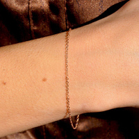 Bracelet pour femme EMANCO, chaîne fine classique, plaqué or, acier inoxydable, fermoir à ressort amélioré, bijoux minimalistes, vente en gros