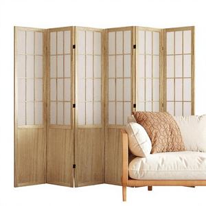 <span class=keywords><strong>Paravent</strong></span> de chambre de 669 pouces de hauteur, style <span class=keywords><strong>japonais</strong></span> <span class=keywords><strong>Shoji</strong></span>, écran pliant en bois, double charnière, décoration pour maison, bureau, chambre, hôtel (6 - Product Image 2