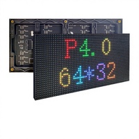 Módulo de Pantalla LED Interior a Todo Color P4 SMD SDK, Brillo de 800cd, Resolución 4K, Video Wall, Publicidad para Negocios de Autoservicio
