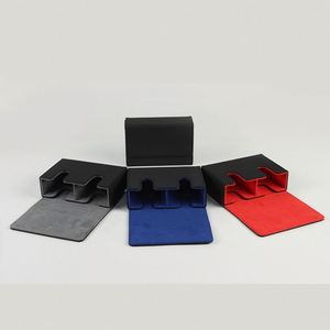Étui portable en cuir PU pour cartes à collectionner avec fermeture magnétique, thème fantaisie rouge et noir 26,5x18x10cm - Product Image 2