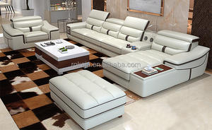 أريكة ذكية فاخرة متعددة الوظائف 6 أريكة متعددة الوظائف 1 <span class=keywords><strong>2</strong></span> 5 7 مقاعد لغرفة المعيشة في الفيلا أريكة على شكل حرف L مع مشغل موسيقى - Product Image 6