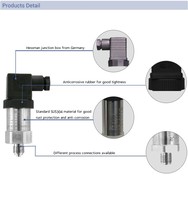 Capteur de pression 4-20 mA, transmetteur de pression S-11, capteur de pression hydraulique pour air et gaz