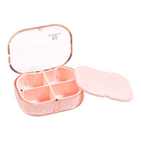 Boîte à pilules, étui à pilules, boîte de rangement en plastique, boîte à pilules de luxe, organiseur de pilules pour 7 jours