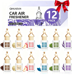 Lot de 12 désodorisants de voiture, diffuseur de <span class=keywords><strong>parfum</strong></span> pour voiture, pour femmes et hommes, accessoires de voiture, <span class=keywords><strong>parfum</strong></span> léger à suspendre pour l'intérieur de la voiture - Product Image 1