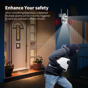 새로운 디자인 360도 배터리 태양광 <span class=keywords><strong>CCTV</strong></span> 카메라 듀얼 렌즈 4G 태양광 카메라 Ubox Pro H.265 AI 감지 기능 탑재 - Product Image 6