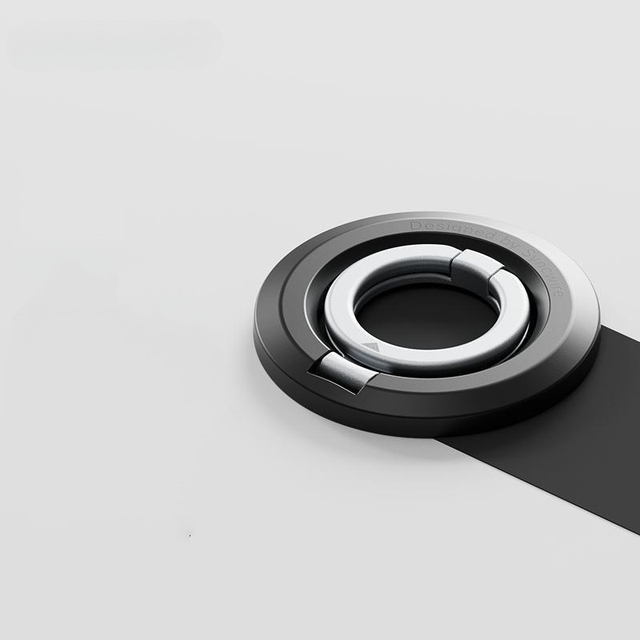 Magnetic Zinc Alloy Phone Ring Desktop Adjustable Angles Rotation Portable Cellphone Bracket Stand Foldable Phone Holder