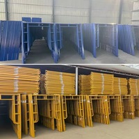 Andamios de Marco en H de Acero Tubular de Instalación Rápida para Pintura y Soporte en Obras de Construcción