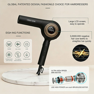<span class=keywords><strong>Secador</strong></span> de Pelo Eléctrico Profesional de Iones Negativos para Salón, 1000W 1600W 2000W, Motor de Corriente Continua, Caliente y Frío, con Concentrador - Product Image 2
