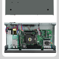 BKHD 19 pouces 1U pare-feu serveur LGA2011 Intel C612/X99 Xeon E5-2650V4 E5-2695V4 8*2.5G 8*10G SFP prise en charge WIFI 4G VPN Linux Pfsen