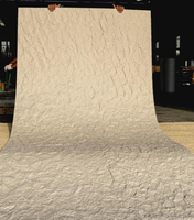 Panneau mural flexible en pierre de marbre artificielle, écologique, ignifuge, durable, économique, léger, grande taille, facile à installer