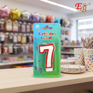 NO.7 Handmade 5.5\" Birthday <b>Candle</b> 144PCS/CS for Parties Home Decor New Year <b>Easter</b> Ramadan Diwali Christmas Wax Decorative Box - Product Image 3
