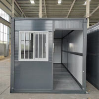 Maison préfabriquée pliable portable imperméable, empilable, isolée, insonorisée, mobile, préfabriquée