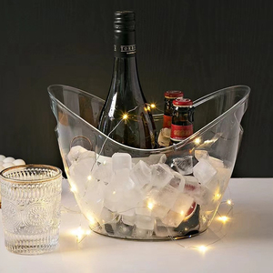 Secchio per ghiaccio per raffreddamento birra champagne secchiello ghiaccio acrilico 4 litri può essere personalizzato da <span class=keywords><strong>Bar</strong></span> forniture per lingotti di ghiaccio - Product Image 4