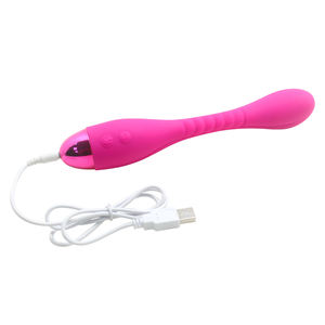 USB Wiederauf ladbarer Indulgence Slender G Vibe Vibrator 10 Funktionen Flexibler Silikon-G-Punkt-<span class=keywords><strong>Stimulator</strong></span> für Frauen - Product Image 3