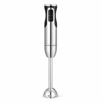 Blender Tangan Elektrik 370W 4 Mata Pisau dengan Wadah, Penggiling, Pengocok, 2 Kecepatan, untuk Penggunaan Rumah Tangga, Menghaluskan, Jus, Selai, Sup, Kaldu