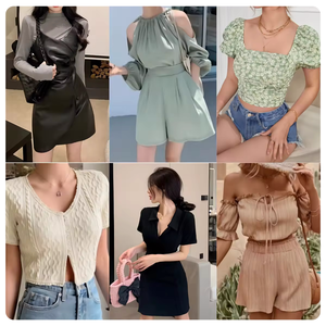Inventory Clearance Wholesale Summer High Waist Split <b>Long</b> Dress Clothing Men's and Women's Mix and <b>Match</b> All Sizes - Product Image 5