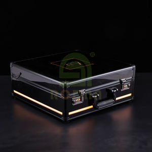 Rodnn Porte-bouteilles de champagne Armoire à LED Boîtier à LED Finition dorée - Product Image 4