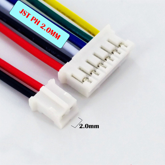 Custom JST-PH 2MM Phr-2 JST PH Phr 2.0MM Pitch 2Pin 2 3 4 5 6 7 8 9 10 11 12 Pin Housing Connector Cable Wire Harness