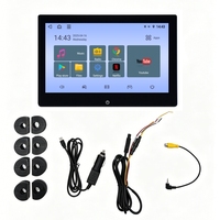 Monitor de Reposacabezas Android de 10.1 Pulgadas con Pantalla IPS para Entretenimiento en el Asiento Trasero del Automóvil, Reproductor Multimedia, Video, Entrada USB, TF, AV, Carplay