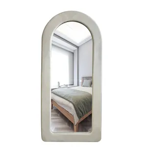 Wholesale Modern Living Room Bedroom Decor Large Full Length Long Body Wavy Floor Hanging Wall Mirror Miroir Spiegel Mirrowed