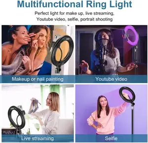 חיה תמונות תאורת Led טבעת אור לפנס Selfie Led טבעת פלאש אור