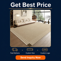 Tapis de salon de luxe de style chinois, lavable et sans entretien, pour canapé et table basse