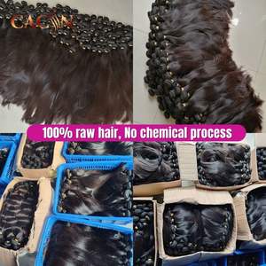 Nhà Cung Cấp Bán Sỉ Tóc Thô Nguyên Chất, Tóc Thẳng Biểu Bì Thô Nguyên Chất Của Việt Nam CACIN, Bó Tóc Thô Dệt Từ Nhà Máy Sản Xuất - Product Image 3