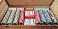 Caja de ABS de Calidad OEM ODM con Juego de 500 Fichas de Póker Numeradas para Fiestas, China