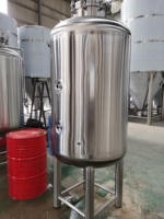 Réservoir de vin mousseux 304/316L Réservoir de fermentation de cave à pression 6bar 7bar en acier inoxydable avec des capacités de 100L à 5000L