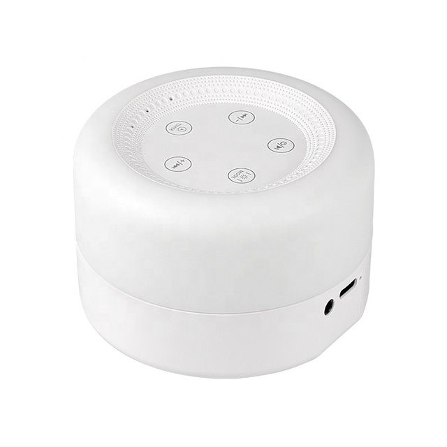 Baby Sleep Aid Portable Brown Pink White Noise Sound Machine Moon Lamp White Noise Machine for Baby