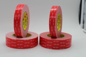 เทปกาวอะคริลิคใสสองด้านหนา0.5มม. 3ม. สีแดงสำหรับไดคัทได้ง่าย - Product Image 6