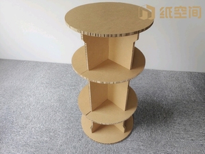 Bán chạy nhất hiện đại sáng tạo bảng sóng có thể gập lại Trọng lượng nhẹ tùy chỉnh Lưu trữ giá thân thiện với môi hiển thị trang trí đứng - Product Image 2