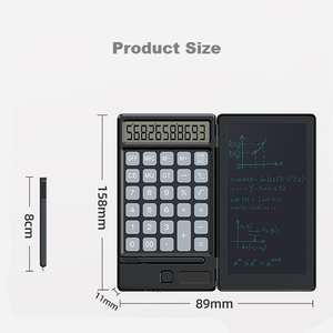 Tablet de Escrita LCD + Calculadora Solar, Quadro Portátil de Ponta Fina, Presente para Escritório e Desenho Infantil - Product Image 6