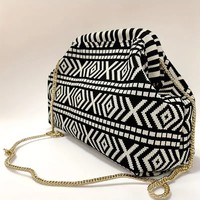 Nouveau luxe minimaliste dame sac à main Commute soirée pochette avec sangle de ficelle tricoté maquillage pochette de rangement Portable robe Style