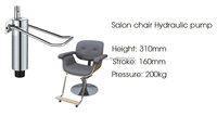 L'usine Foshan fournit des accessoires de chaise de barbier de beauté à base de métal de qualité supérieure avec pompe à huile pour un usage hospitalier à domicile