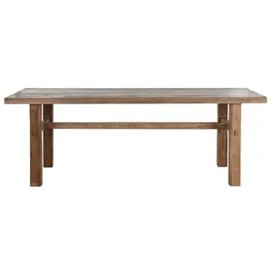 MESA DE COMEDOR DE MADERA DE TÉKIL RECICLADA 220X90X78 - Product Image 1