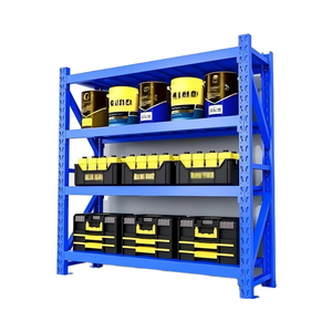 Étagères en acier sans boulons mobiles à 5 niveaux, réglables, robustes, pour atelier, bureau - Product Image 1