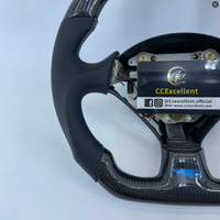 Volant en fibre de carbone personnalisé pour Honda S2000, style sport, écran LED