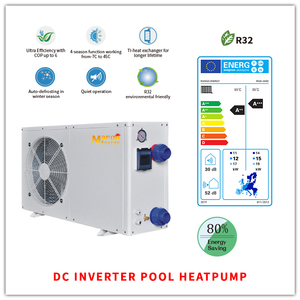 Pompe à chaleur pour piscine DC Inverter -15~45°C, faible bruit, haute performance (COP), chauffe-eau pour piscine - Product Image 4
