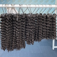 Extensions de cheveux humains vierges non-Remy, ondulés profonds, double trame, bruts birmans, plus épais, cuticules alignées - Cheveux de luxe
