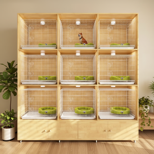 Casas para Mascotas, Perreras y Jaulas para <span class=keywords><strong>Perros</strong></span> de Exterior con Jaulas Resistentes para Cachorros, Mascotas y Alojamiento, Ideal para Tiendas y Hoteles - Product Image 5