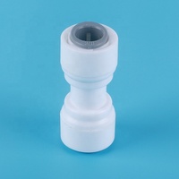 Professionnel 3/8 3/8 pouces égal tuyau droit réduisant connecteur droit connexion couplage plastique rapide pour système d'eau RO