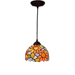 Lampes suspendues rétros colorées en verre teinté, lampe suspendue Vintage pour salon cuisine maison E27 - Product Image 4